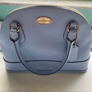NEW Coach Adjustable Strap Blue Purse